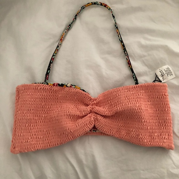 Tori Praver Textured  Pink and Floral Bikini Set - Picture 5 of 8